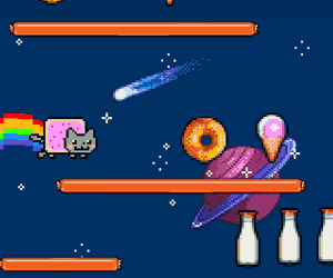 Jogo Nyan Cat Lost In Space