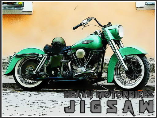 Jogo Heavy Motorbikes Jigsaw