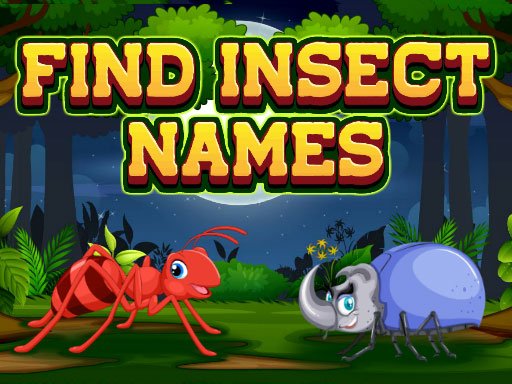 Jogo Find Insect Names