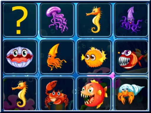 Jogo Sea Creatures Cards Match