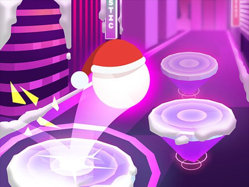 Jogo Hop Ball 3D: Dancing Ball on Marshmello Tiles Road