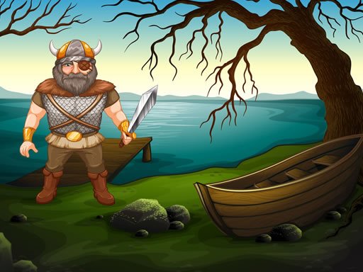 Jogo Viking Warrior Battle Jigsaw