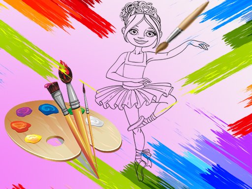 Jogo Little Ballerinas Coloring
