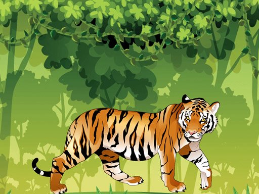 Jogo Angry Tiger Coloring