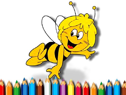 Jogo Maja the Bee Coloring Book