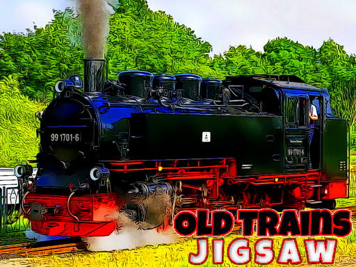 Jogo Old Trains Jigsaw