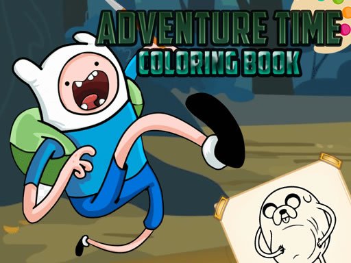 Jogo Adventure Time Coloring Book