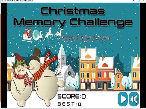 Jogo Christmas Memory Challenge