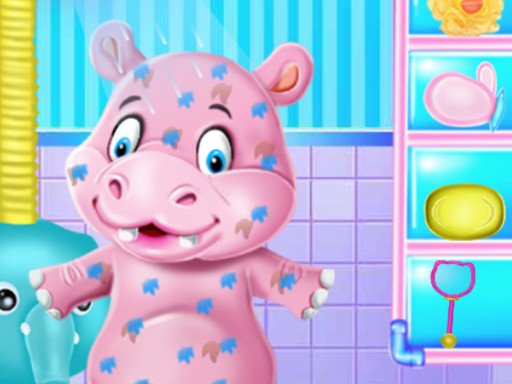 Jogue Baby Hippo Bath Time Jogo