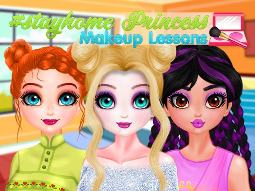 Jogo Stayhome Princess Makeup Lessons