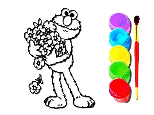 Jogo Elmo Coloring Book
