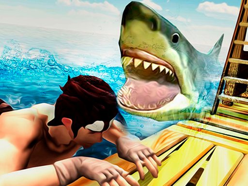 Jogo Raft Shark Hunting
