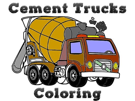 Jogo Cement Trucks Coloring