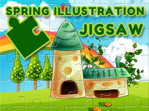 Jogo Spring Illustration Puzzle