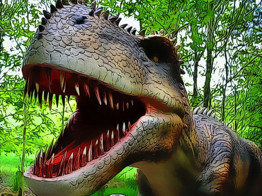 Jogo Dinosaurs Scary Teeth Puzzle