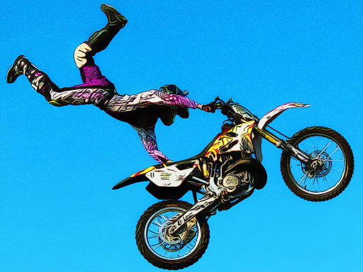 Jogo Crazy Motocross Jumps Jigsaw