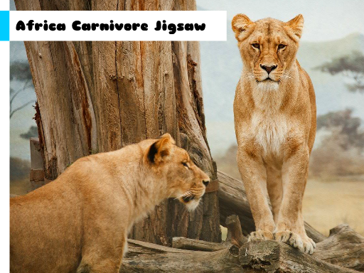 Jogo Africa Carnivore Jigsaw