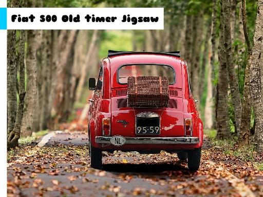 Jogo Fiat 500 Old Timer Jigsaw