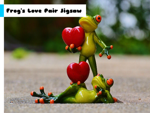 Frog’s Love Pair Jigsaw