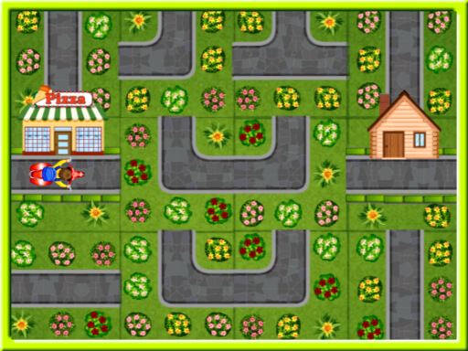 Jogo Pizza Delivery Puzzles