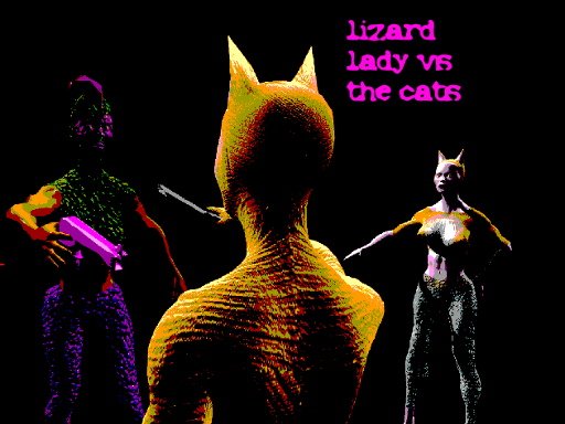 Jogo Lizard Lady vs the Cats